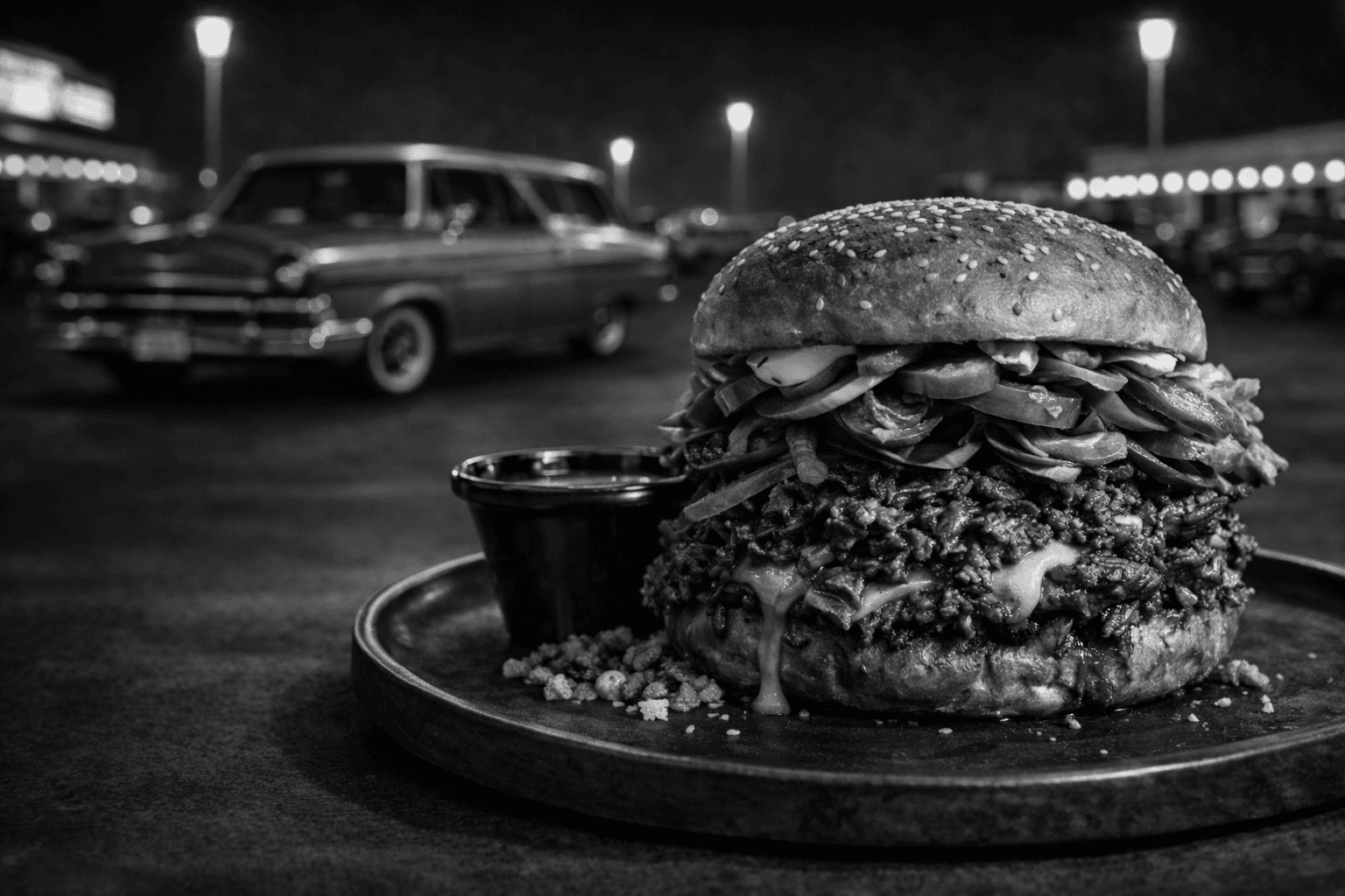 Pulled Beef Burger